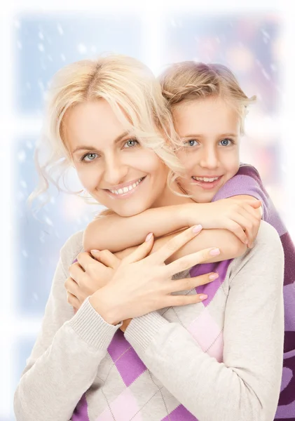 Happy mother and little girl — Stock Photo, Image