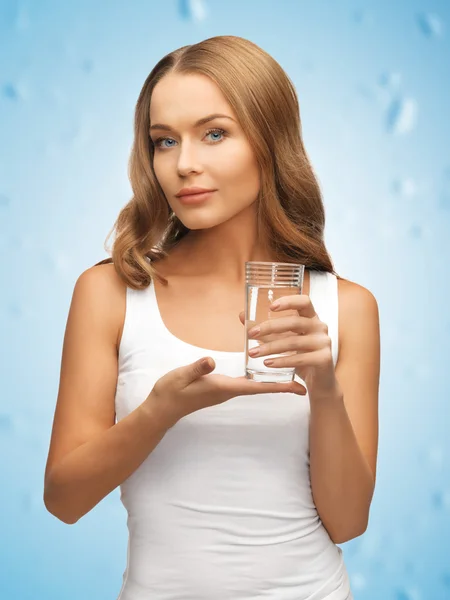 Mulher com copo de água Imagens De Bancos De Imagens Sem Royalties