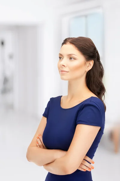 Gelukkig en lachende vrouw — Stockfoto