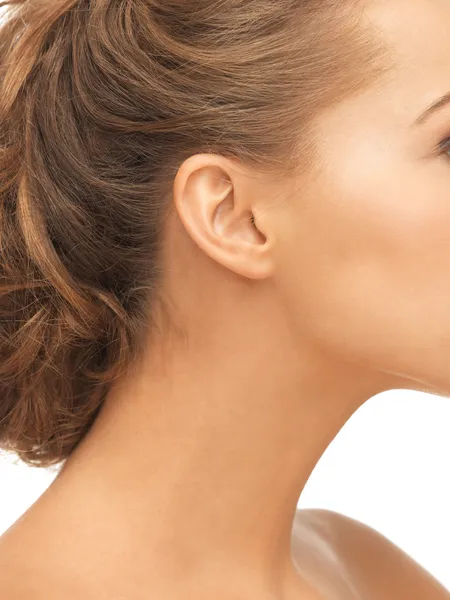 Close up of woman ear — Stock Photo, Image