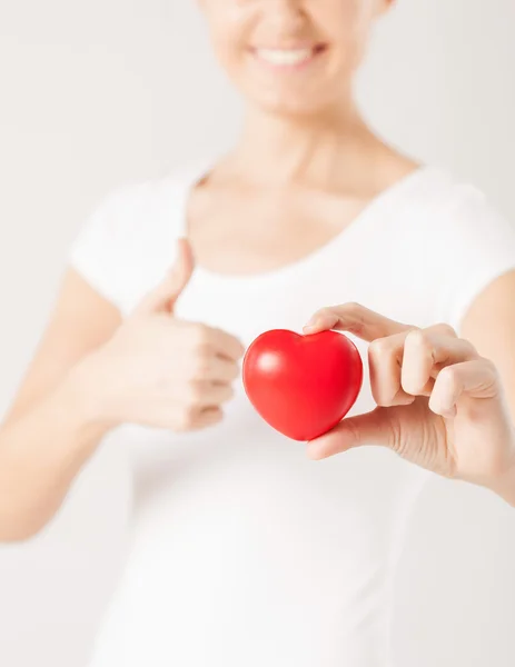 Woman hands with heart — Stock Photo, Image