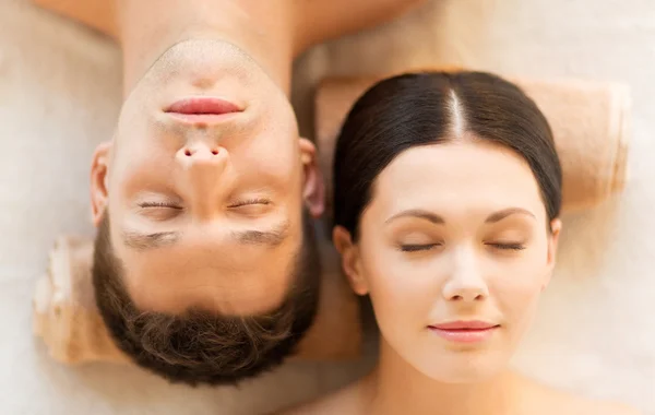 Pareja en spa — Foto de Stock