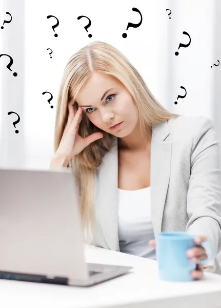 Bored and tired woman — Stock Photo, Image