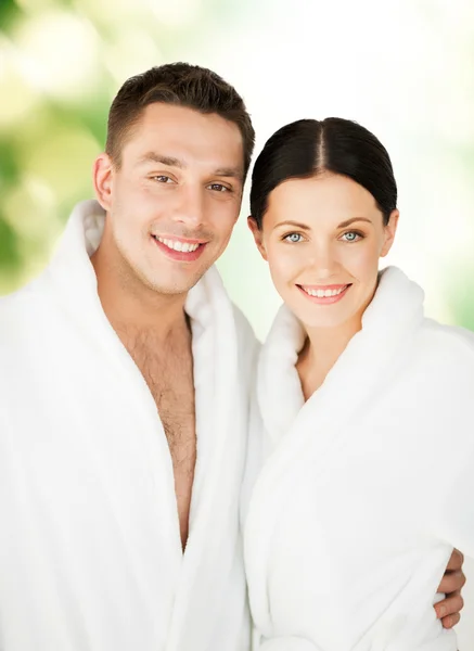 Couple en spa — Photo