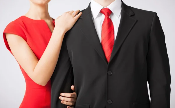 Couple with wedding ring — Stock Photo, Image