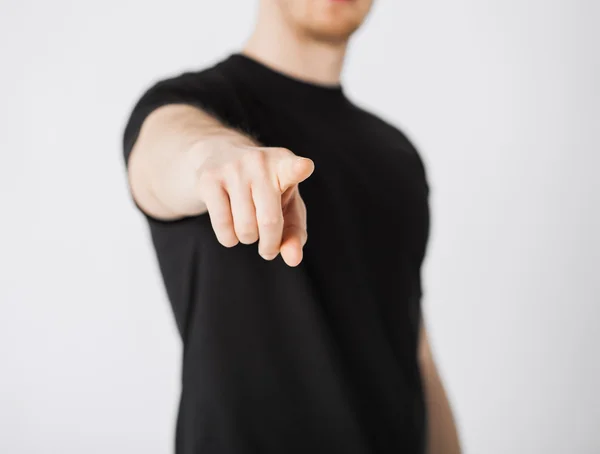 Adam sana işaret parmağı — Stok fotoğraf