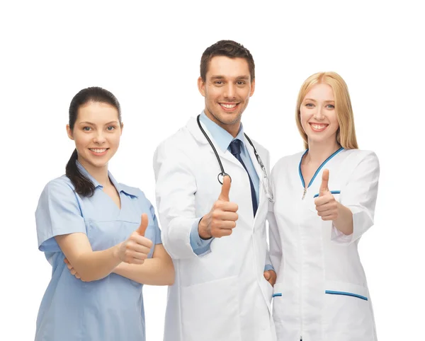 Professional young team or group of doctors — Stock Photo, Image