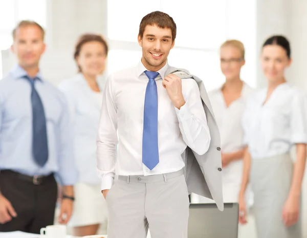 Empresário feliz e sorridente — Fotografia de Stock