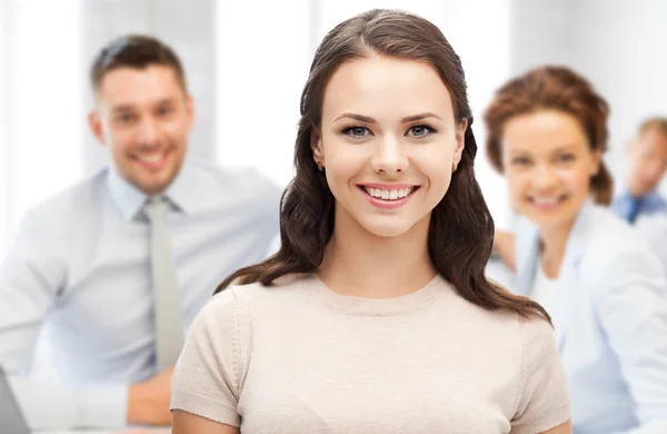 Attractive young businesswoman in office — Stock Photo, Image