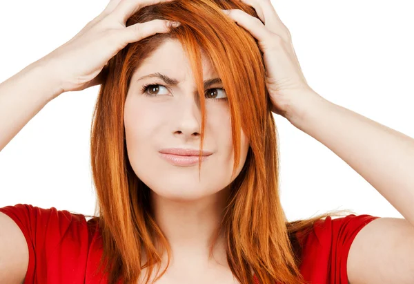 Depressed woman — Stock Photo, Image