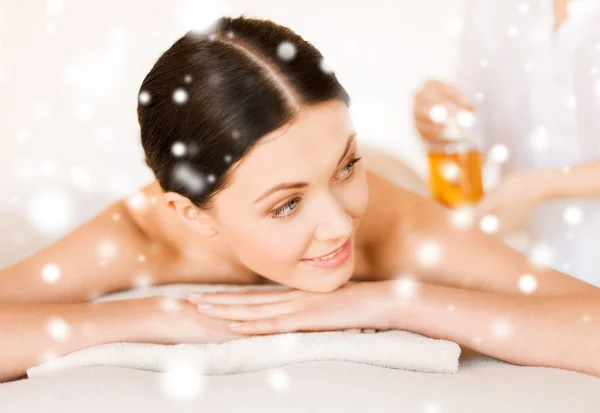 Woman in spa — Stock Photo, Image