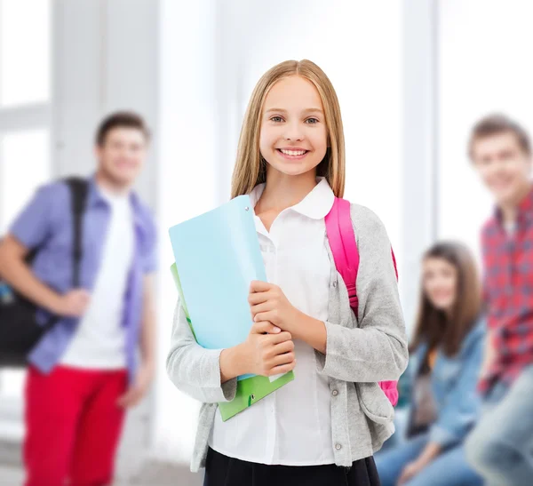 Happy and smiling teenage girl — Stock Photo, Image