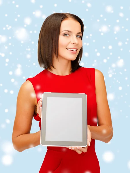 Woman with tablet pc — Stock Photo, Image