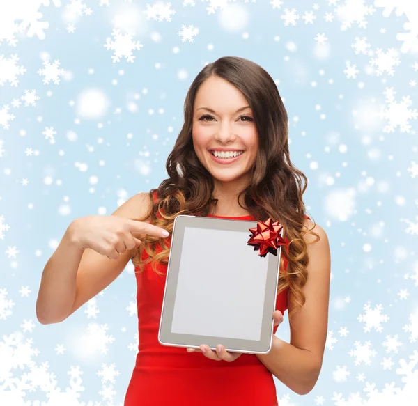 Woman with tablet pc — Stock Photo, Image