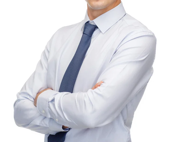 Buisnessman v košili a kravatě — Stock fotografie