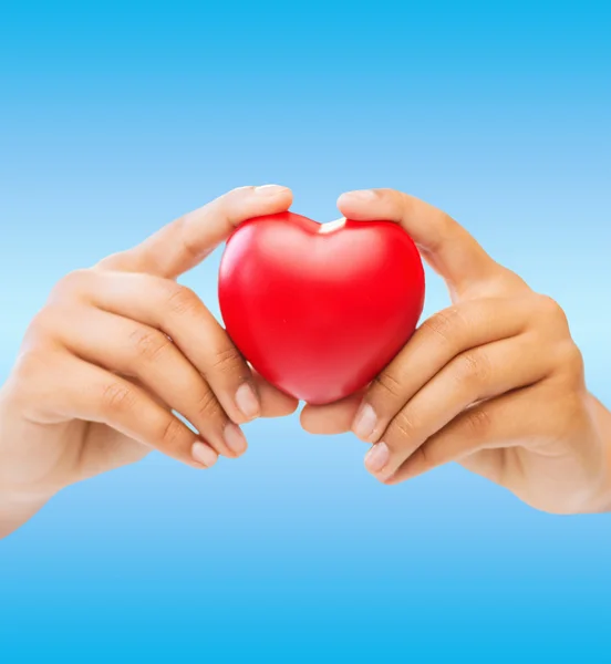 Woman hands with heart — Stock Photo, Image