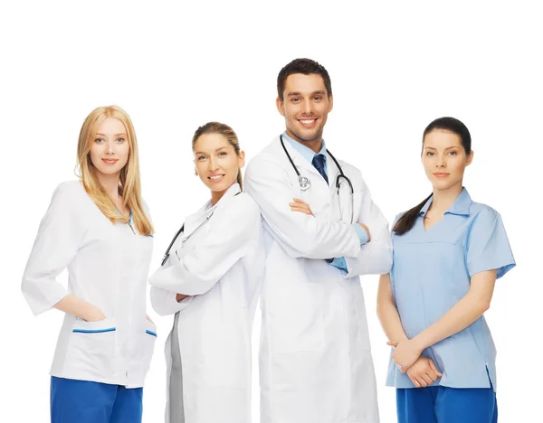 Young team or group of doctors Stock Image