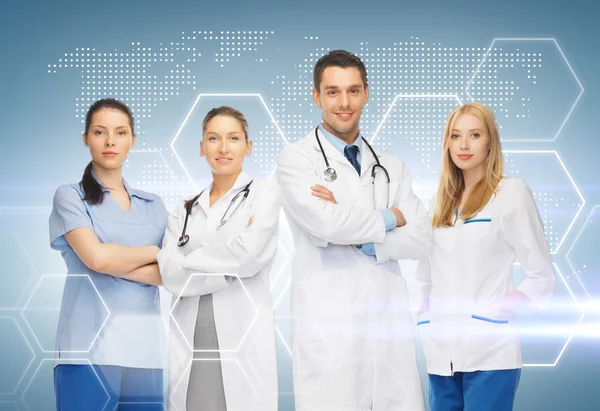 Jonge team of groep van artsen — Stockfoto