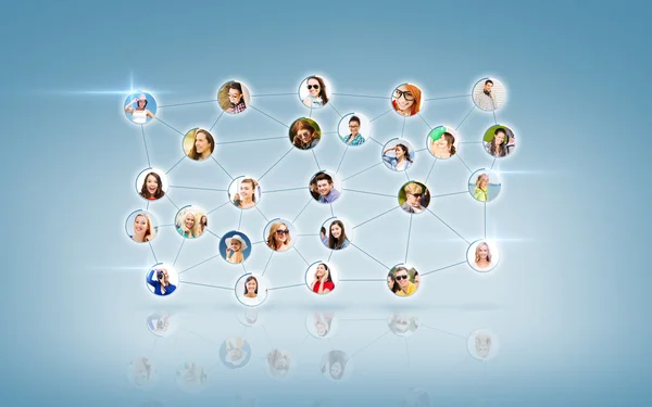 Social network — Stock Photo, Image