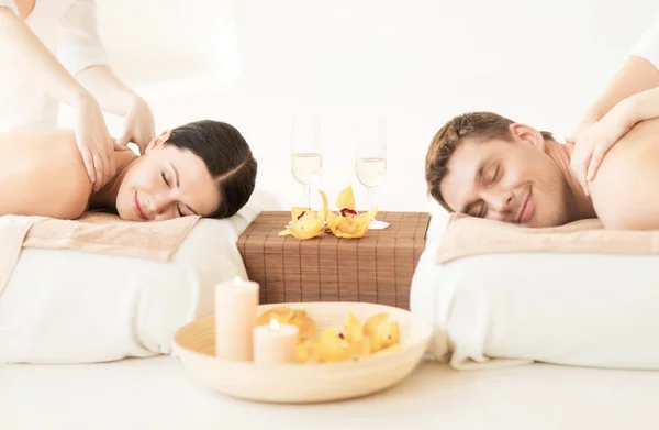 Pareja en spa — Foto de Stock