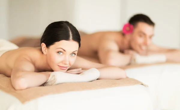 Couple en spa — Photo