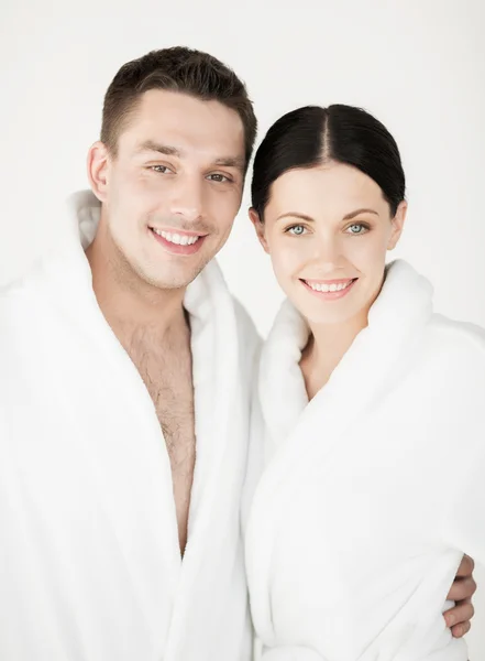 Couple in spa — Stock Photo, Image