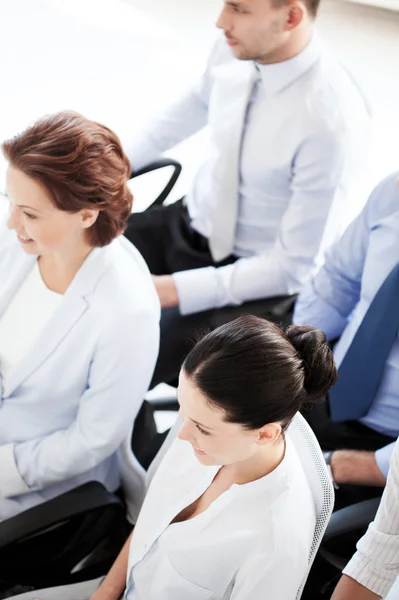 Businessmen and businesswomen on conference — Stock Photo, Image