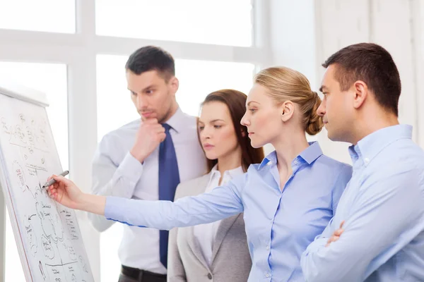 Equipe de negócios discutindo algo no escritório Fotografia De Stock