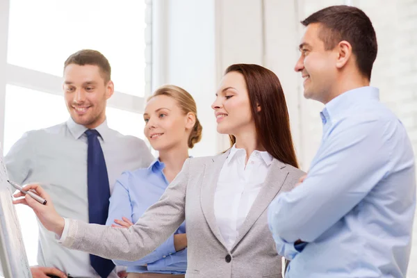 Equipo de negocios discutiendo algo en la oficina —  Fotos de Stock