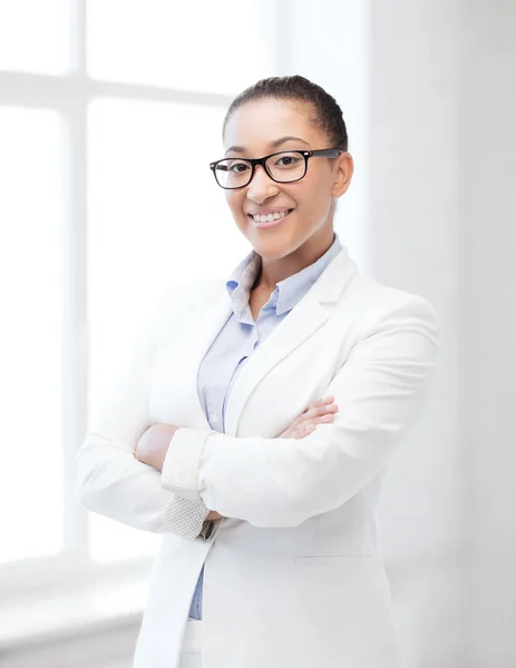 African businesswoman in office — Stock Photo, Image