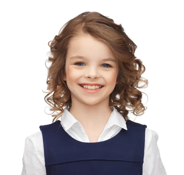 Portrait of smiling little girl — Stock Photo, Image