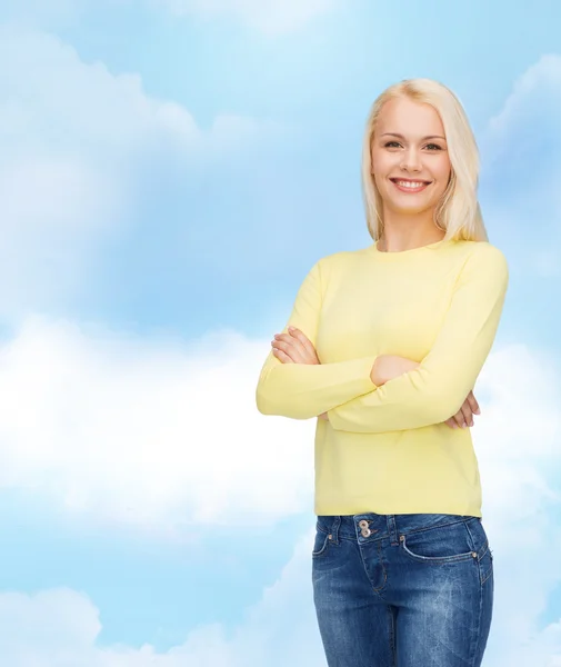 Smiling girl in casual clothes — Stock Photo, Image