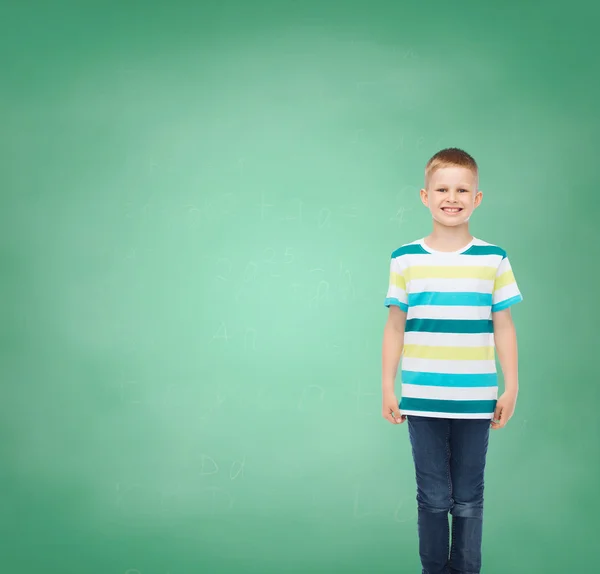 Little boy in casual clothes with arms crossed — Stock Photo, Image