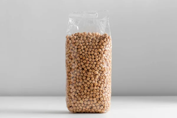 Makanan Makanan Sehat Dan Konsep Diet Tas Dengan Kacang Polong — Stok Foto
