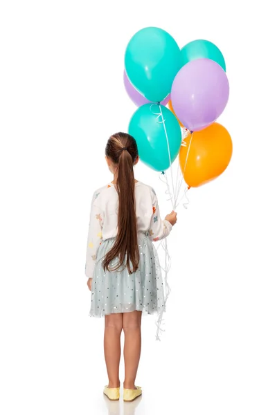 Concepto Cumpleaños Infancia Personas Retrato Del Sombrero Fiesta Niña Sonriente —  Fotos de Stock