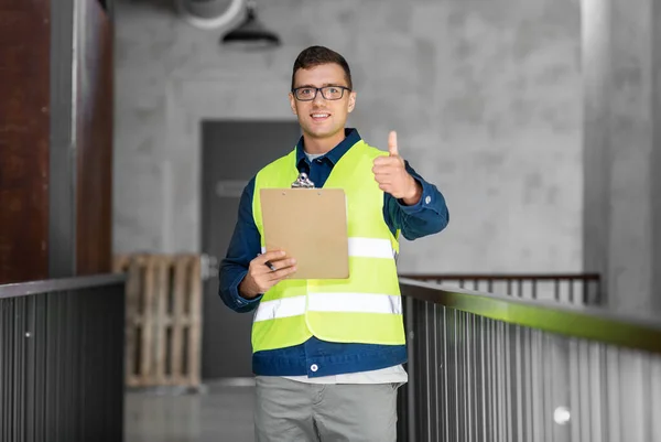 Architecture Construction Business Building Concept Happy Smiling Male Architect Safety — Stockfoto