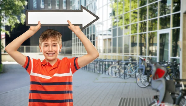 Education People Concept Portrait Happy Smiling Boy Red Polo Shirt — Stock Photo, Image