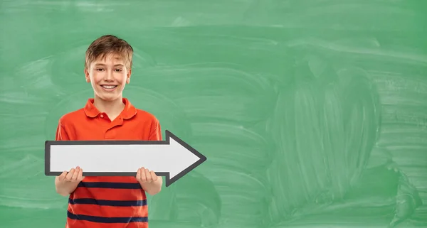 School Education People Concept Portrait Happy Smiling Boy Red Polo — Foto de Stock