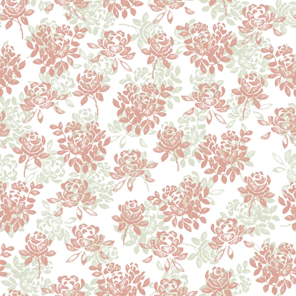Motif de fleur blanc — Image vectorielle