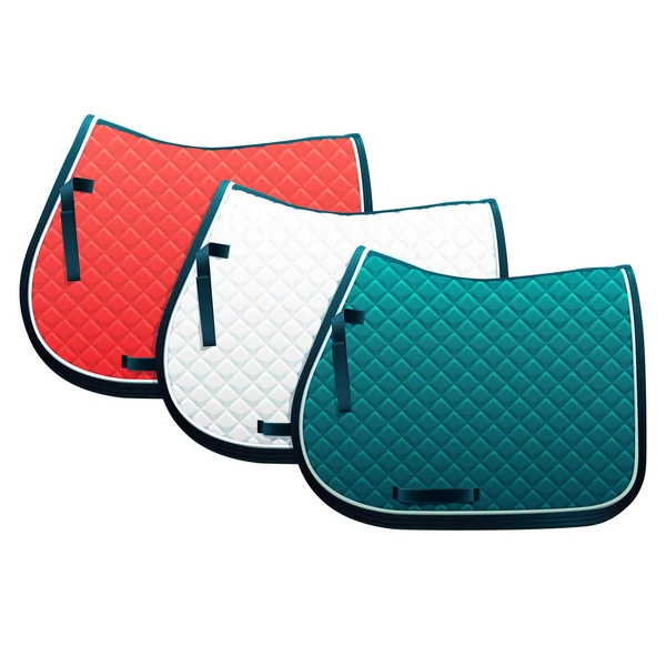 Saddle pads - Stok Vektor