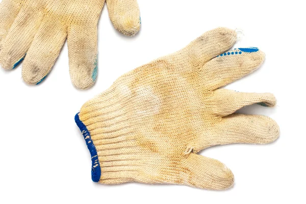 Eski kirli eldiven — Stok fotoğraf