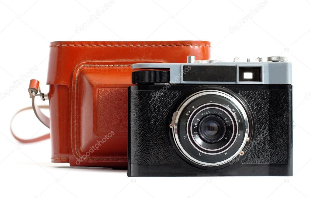 Retro camera and case