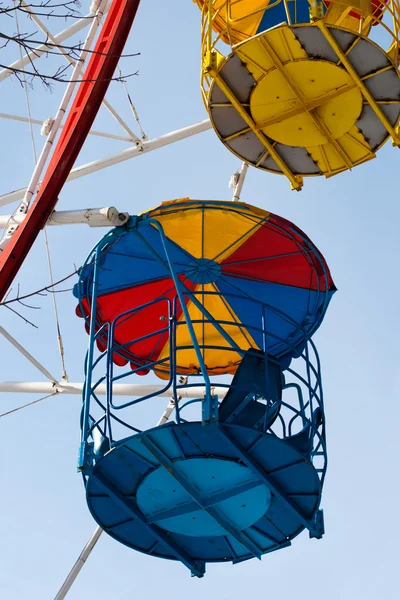 Old Ferris wheel fragment — Stock Photo, Image