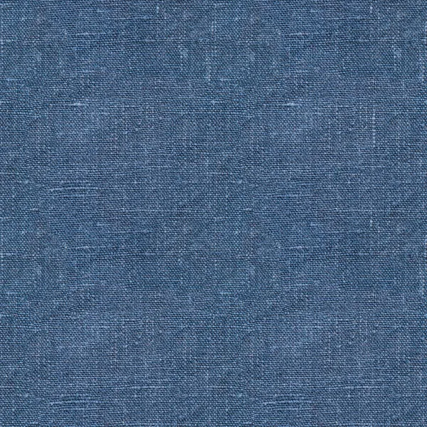 Blue linen seamless texture — Stock Photo, Image