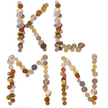 paraları k-l-m-n alfabesi harfleri