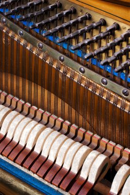 eski öğesinin piyano içinde yakın çekim