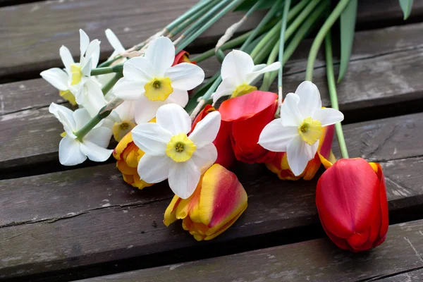 Spring bouquet flowers — Stock Photo, Image