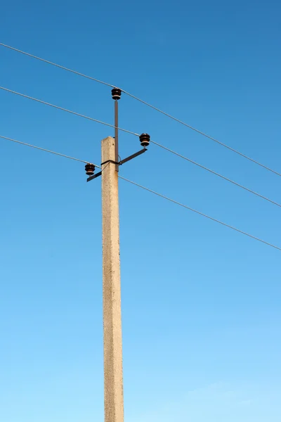 Electricity post on the sky — Stock Photo, Image