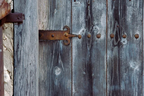 Textura de puerta de madera vieja —  Fotos de Stock