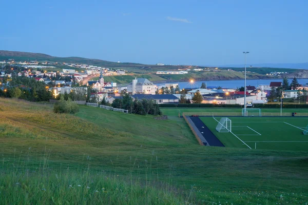 Husavik de noite — Fotografia de Stock